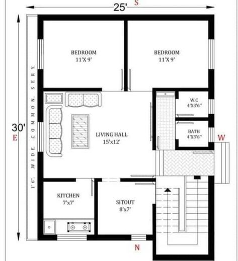 Student Dp, 30x30 House Plans, Designer Pictures, Smart House Plans, 20x30 House Plans, Plan 2d, 30x40 House Plans, Client Profile, Bedroom Details