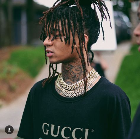 SWAE LEE 🦇 Pinterest ; @Aboodi_nixon „ Swae Lee, May 23, Dreadlocks, Gucci, Instagram Post, Gold, On Instagram, Instagram