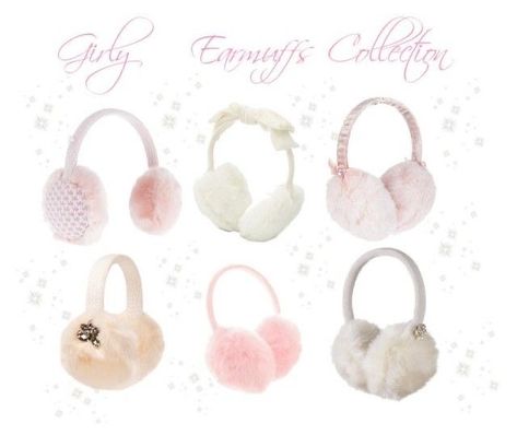 ÷ Winter Kawaii, Fur Earmuffs, Winter Princess, Pink Xmas, Snow Princess, Winter Fairy, Ear Muffs, Pink Girly Things, Snow Angels