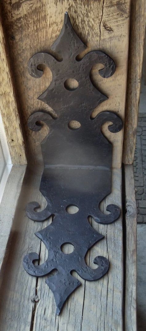 Iron Corbels, Forge Ideas, Iron Pergola, Wood Connectors, Gothic Door, Wood Hardware, Attached Pergola, Iron Straps, Ranch Remodel