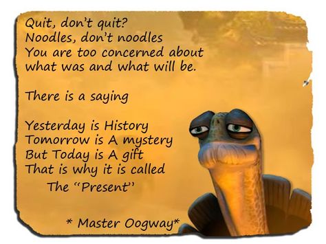 oogway quotes | Wise quote by Master Oogway | Quotes | Pinterest Master Oogway Quotes, Panda Quotes, Kung Fu Panda Quotes, Cartoon Motivation, Karate Quotes, Movie Quotes Inspirational, Master Oogway, Quotes Pinterest, Quotes Disney