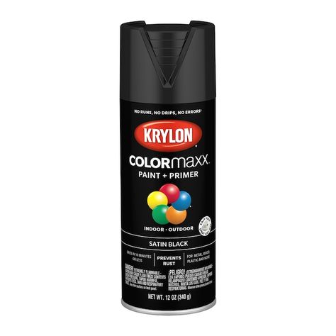 Outdoor Spray Paint, Best Spray Paint, Spray Paint Colors, Spray Paint Cans, Paint Black, Black Spray Paint, Spray Paints, Color Spray, Gloss Paint