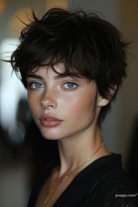 Pixie Haircut Ideas - Trendy Styles for a Chic Look - Puqqu Back Of Pixie Haircut, Pixie Haircut Ideas, Κούρεμα Bob, Edgy Pixie, Oval Face Haircuts, Fishtail Braid, Low Maintenance Hair, Shot Hair Styles, Best Short Haircuts