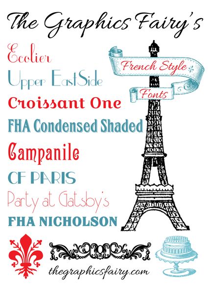 Free French Fonts - The Graphics Fairy French Font, Computer Font, Portfolio Print, The Graphics Fairy, Free In French, Graphics Fairy, Fancy Fonts, Favorite Fonts, Graphic Elements