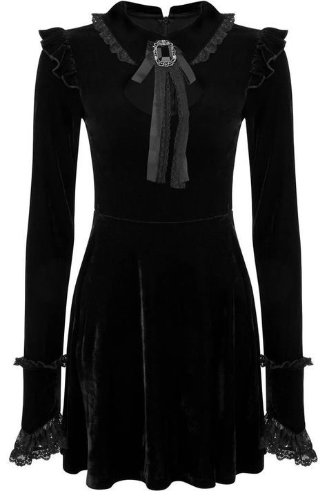 Gothic Party, Dark Designs, Gothic Dresses, Fall From Grace, Lace Skater Dress, Lace Dresses, Mode Inspo, Gothic Outfits, Goth Outfits