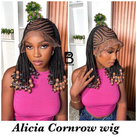 Gorgoeus gorgeous wig 😍😍😍😍 Hair : Alicia Cornrow wig Sales price : 69500 naira Regular price : 78,000 naira Free delivery on DAY 1 is still on Order via website or send a DM to chat with our customer care representatives to order Hair Logo Design, Cornrow Wig, Hair Logo, Braid Wig, Box Braid Wig, Box Braid, Cornrow, Braids Wig, Customer Care