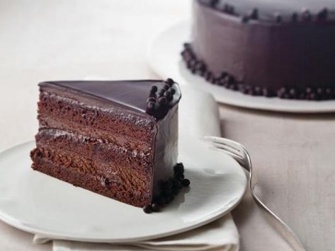 Popular State Sweets and Regional Desserts : Cooking Channel | Sinful Sweets | Cooking Channel Cake Pretty, Truffle Cake, Chocolate Truffle Cake, Cake Rack, Pink Apron, Dark Chocolate Cakes, Chocolate Truffle, Cake Truffles, Baking Project