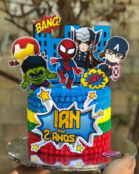 Avengers Party, Marshall Paw Patrol, Spiderman Party, Superhero Birthday Party, 6th Birthday Parties, Superhero Birthday, Super Heroes, 4th Birthday, Themed Cakes