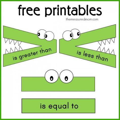 free printables greater than less than 590x590 Less than, greater than math activity   using toys! Greater Than Less Than, Math Number Sense, Primary Maths, Homeschool Math, Math Numbers, Math Stations, Guided Math, First Grade Math, 1st Grade Math