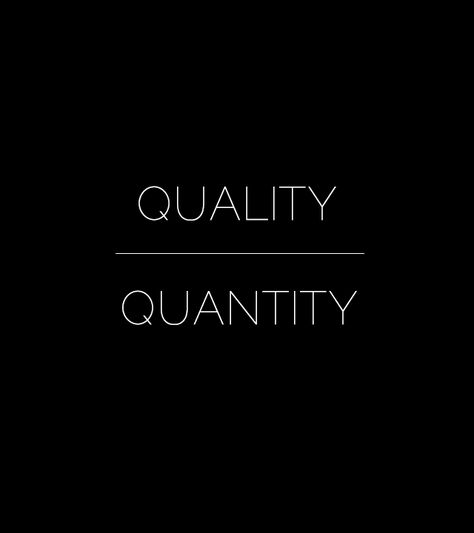 rolala loves: Quality Over Quantity Quality Over Quantity Tattoo, Quality Over Quantity Quotes, Quality Over Quantity, Power Of Prayer, On Repeat, Less Is More, Massage Therapy, Art Quotes, Are You Happy