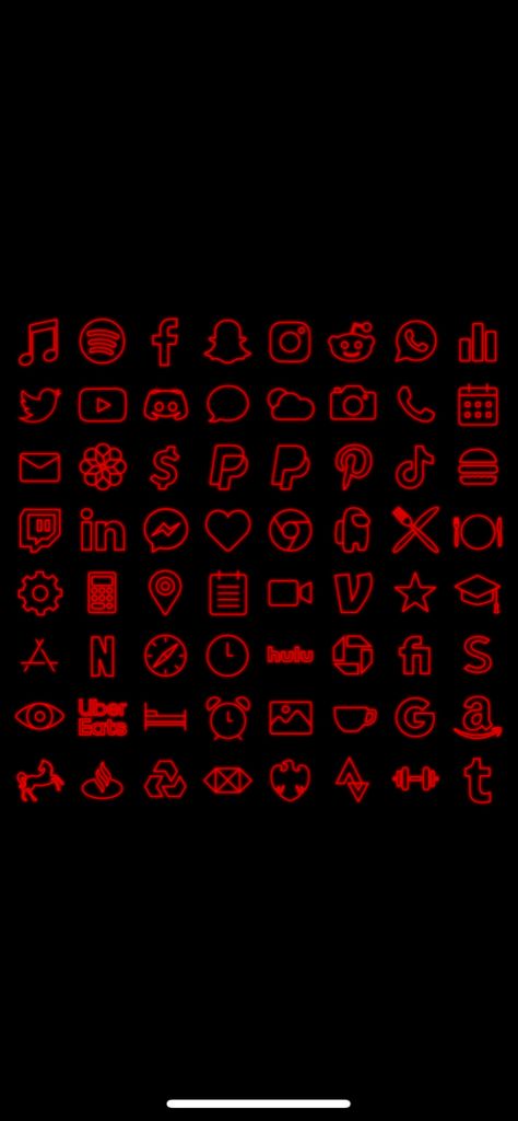 Stranger Things Icons For Apps, Stranger Things App Icons, Red Neon App Icons, Miles Morales App Icons, Neon Red Phone Icon, Energy App, Spiderman App, Red Aesthetic Grunge, Spiderman Theme