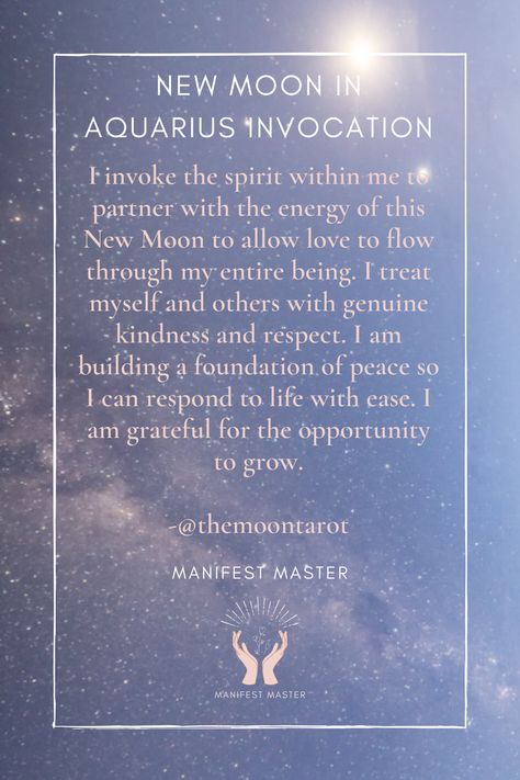 New Moon In Aquarius Crystals, New Moon In Aquarius Ritual, New Moon In Aquarius 2024, New Moon Aquarius, New Moon Quotes, New Moon Prayer, Moon Prayer, New Moon Manifestation, Moon Worship