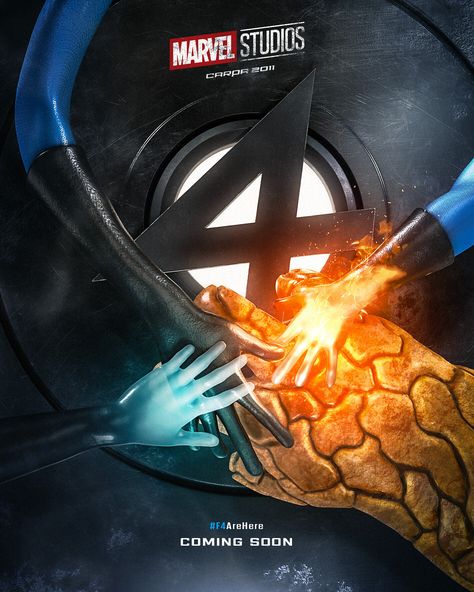 ArtStation - Fantastic Four | #F4AreHere No Way Home Fanart, Fantastic Four Logo, Fantastic Four Movie, Fantastic Four Marvel, Superhero Facts, Home Fanart, Fantastic 4, Marvel Logo, The Watcher