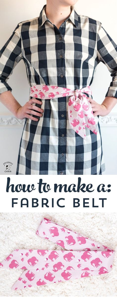 Learn how to make a fabric belt or sash with this free sewing tutorial. Can be made in multiple sizes. #FabricBeltTutorial #fabricbelt #sewingtutorial Tote Bag Pattern Free, Beginner Sewing, Sewing Tutorials Free, Beginner Sewing Projects Easy, Leftover Fabric, How To Hem Pants, Sewing Lessons, Sewing Projects For Beginners, Easy Sewing Projects