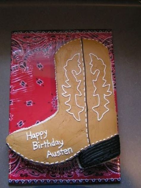 Cowboy Boot Cake Ideas, Kids Western Party, Birthday Cake Template, Cowboy Boot Cake, Hat Birthday Cake, Boot Cake, Cowboy Birthday Cakes, Cowboy First Birthday, Cowboy Cake