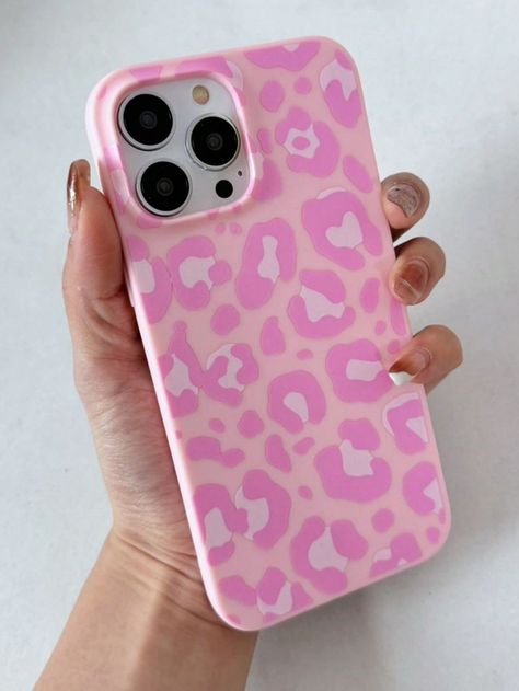 1pc Pink Leopard Pattern Phone Case Compatible With IPhone 15 Pro Max, 11/12/13/14 Plus, XR/7/8 Plus, TPU Protective CoverI discovered amazing products on SHEIN.com, come check them out! Disposable Mascara Wands, Mascara Wands, Pink Phone Cases, Pink Collar, Cute Butterfly, Baby Cover, Pink Collars, Kids Hair Accessories, Pink Leopard