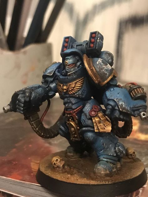 Warhammer 40k Grimdark Painting, Grimdark 40k, Warhammer Armies, Warhammer Painting, Warhammer 40k Figures, Warhammer Figures, Mini Ideas, Warhammer Paint, 40k Artwork