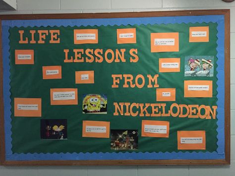 life lessons from Nickelodeon Ra Door Decs, Ra Bulletins, Ra Bulletin Boards, Castle On The Hill, Res Life, Door Decs, Spanish Class, Easter Wreath, Summer Camp