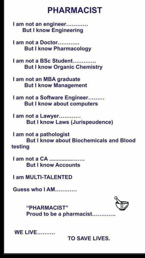 I'm a pharmacist.💊🤗😍❤️❣️😘 Role Of Pharmacist In Global Health, Insta Bio For Pharmacy Students, B Pharmacy Notes 1st Year, Happy Pharmacist Day Images, Pharmacy Day Poster, Pharmacy Student Aesthetic, Pharmacy Motivation, Pharmacist Aesthetic, Pharmacist Humor