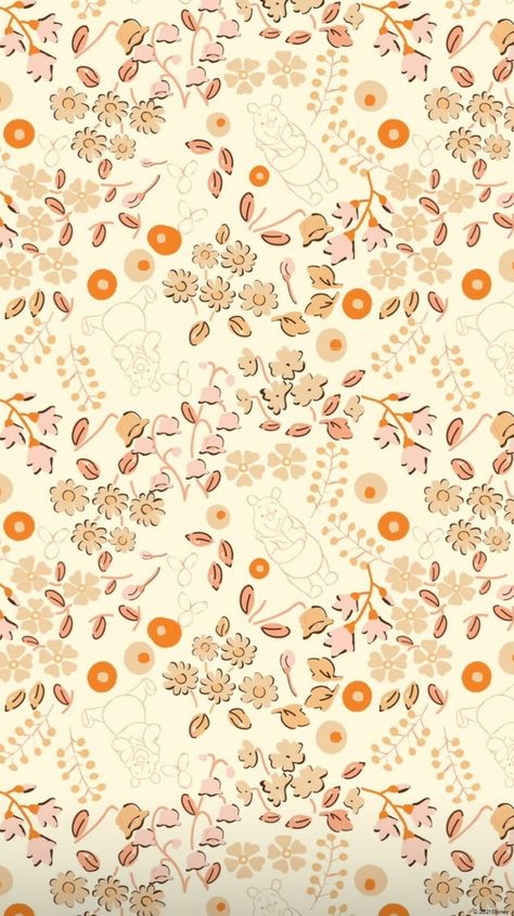 Fall Wallpaper Winnie The Pooh, Winnie The Pooh Autumn Wallpaper, Subtle Disney Wallpaper, Winnie The Pooh Halloween Wallpaper, Winnie The Pooh Background, Winnie The Pooh Wallpaper, Pooh Wallpaper, Pooh Pictures, Phone Wallpaper Pastel