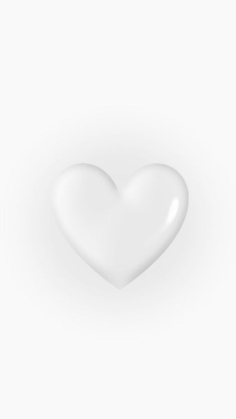 Clear Heart Wallpaper, White Heart Wallpaper Iphone, White Heart Aesthetic, White Lock Screen, White Asthetics Wallpaper, White Heart Wallpaper, White Lockscreen, White Aesthetic Wallpaper, White Wallpaper For Iphone