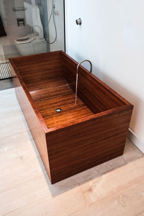 Custom Bathtub, Unique Faucets, Wood Tub, Wooden Bathtub, Wood Sink, Wood Art Design, Wood Bath, Wooden Bath, Sauna Design