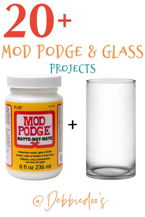 Glass Bowl Makeover, Mod Podge On Windows, How To Use Mod Podge On Glass Mason Jars, Modge Podge Vases Tissue Paper, Mod Podge Pictures On Glass Diy, How To Modge Podge On Glass Jars, Modge Podge On Glass Diy, Things To Do With Glass Vases, Mod Podge Wine Glasses