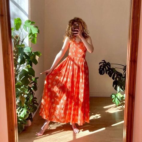 worthless vintage on Instagram: “this Laura Ashley sundress is sunnier than the actual sun 🌞🌼🌿 coming tonight at 8 @depop” Vintage Yellow Sundress For Summer, Urban Outfitters Sundress For Daywear, Fitted A-line Vintage Sundress, 80s Sundress, Vintage Sundress, 1980s Sundress, Laura Ashley, Sundress, Sunnies