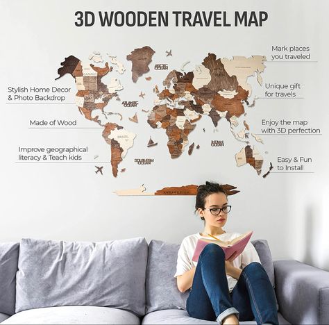 Modern Farmhouse Fall Decor, Thanksgiving Wall Decor, Rustic Interior Style, Thanksgiving Wall Art, Wooden World Map, World Map Wall Decor, Wood World Map, Boston City, Into The Wood