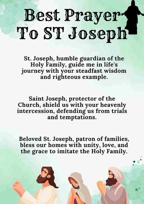 200+ Prayer To St. Joseph [Protection, Powerful] St Joseph Prayer For Family, Bible Verses About Anger, Prayer To St Joseph, Funny Bible Verses, Verses About Joy, Friends Bible Verse, St Joseph Prayer, Bible Verses About Relationships, Bible Verses About Forgiveness