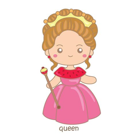 Alphabet Q For Queen Vocabulary School Lesson Cartoon Illustration Vector Clipart Sticker Q For Queen, Queen Clipart, School Lessons, Vector Clipart, The Alphabet, Illustration Vector, Cartoon Illustration, Vocabulary, Abc