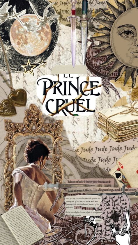 Crule Prince Wallpapers, The Cruel Prince Aesthetic Wallpaper, Cruel Prince Wallpaper, Prince Wallpaper, Fantasy Collage, The Cruel Prince Series, Folk Of Air Series, Cruel Prince Series, Jude Cardan