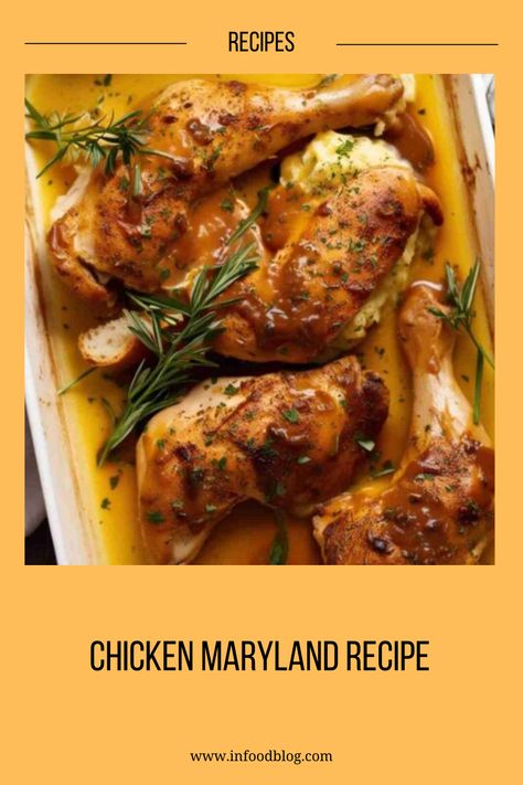 Chicken Maryland Recipe Chicken Maryland Recipes, Maryland Chicken, Maryland Recipes, Chicken Maryland, Cajun Chicken Pasta Recipes, Buttermilk Chicken, Cajun Chicken Pasta, Cajun Chicken, Chicken Pasta Recipes