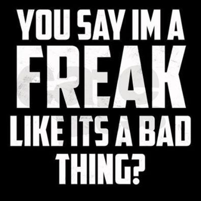 freak Freaks Song Lyrics, Freaks Quotes Mood, Freaks Song Cover, Freakiest Virgin Quotes, Freakin Bats I Love Halloween, Friendship Challenge, Freaking Out Meme, Proud Quotes, Silly Pics