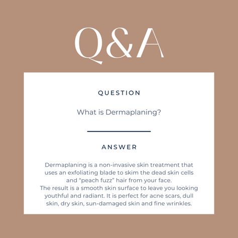 Dermaplane Quotes, What Is Dermaplaning, Dermaplaning Aesthetic, Girl Esthetics, Esthetician Goals, Esthetician Tips, Microblading Studio, Skin Salon, Esthetician Life