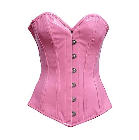 Pvc Corset, Steampunk Corset, Steel Boned Corsets, Pink Corset, Overbust Corset, Leather Corset, Corsets, Vest Dress, Dream Wardrobe