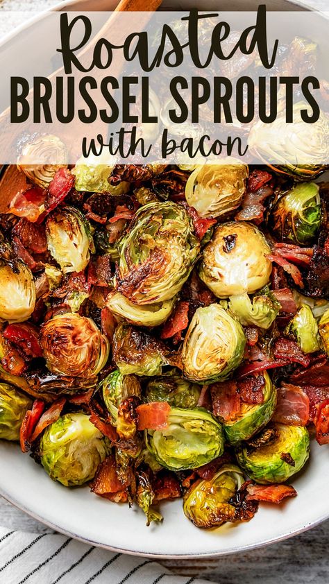 Baked Brussel Sprout Recipes With Bacon, Brussels Sprouts And Bacon Recipe, Bacon Brussel Sprout Recipes, Brussel Sprout And Bacon, Shaved Brussel Sprout Recipes With Bacon, Brussels And Bacon, Bacon Roasted Brussel Sprouts, Brussels With Bacon, Roasted Bacon Brussel Sprouts