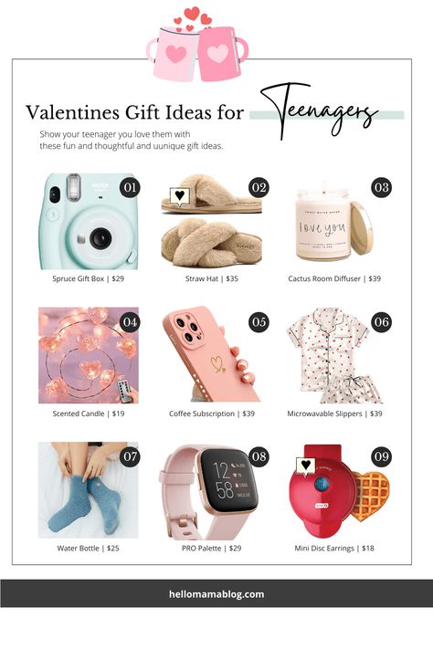 21 Insanely Cute Valentines Gifts For Teens That They Will Obsess Over - hellomamablog.com Valentines Gifts For Teens, Valentines Day Gifts For Teens, Things To Gift, Kids Activities At Home, Kids Craft Room, Perfect Things, Unique Gifts For Kids, Cute Valentines Day, Valentine's Day Gift Ideas