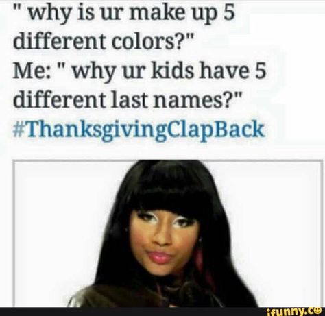 Thanksgiving Humor, Thanksgiving Clapback, Black Memes, Crazy Facts, Clap Back, Twitter Followers, Dark Memes, Kevin Hart, Tumblr Funny