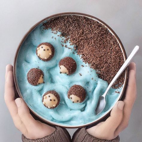 Food Art Sereal Sarapan, Sommer Mad, Cute Baking, Smoothie Bowl Recipe, Food Pics, God Mat, Think Food, Recipes Dessert, Kawaii Food