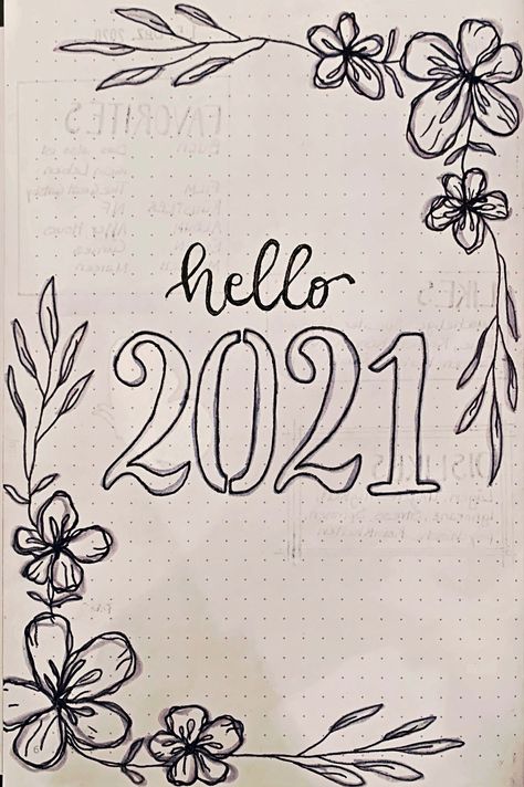 2022 Title Page, Bujo Year Cover, Year Cover Page, Bullet Journal Titles, Bullet Journal Headers, Bullet Journal Cover, Bullet Journal Ideas Templates, Bullet Journal Cover Page, Creating A Bullet Journal