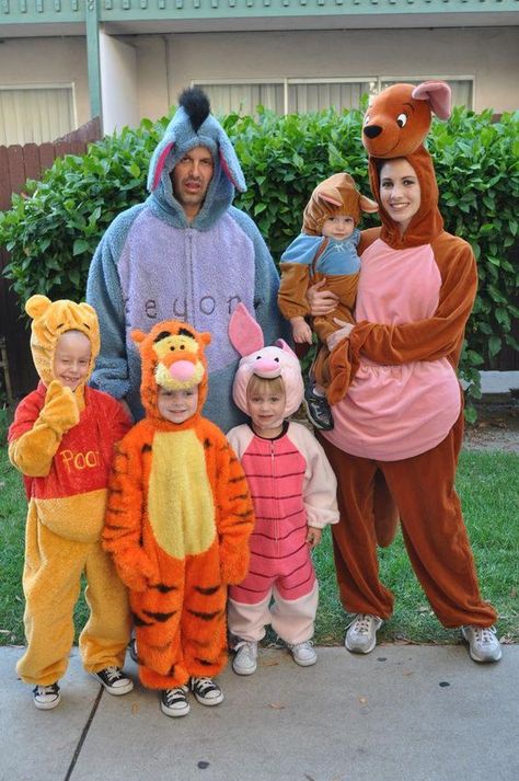 Winnie The Pooh Costumes, Disney Family Costumes, Winnie The Pooh Characters, Anime Festival, Winnie The Pooh Costume, Pooh Characters, Characters Costumes, Pooh Halloween, Winnie The Pooh Halloween