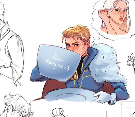 Nikolina Fanart, Nikolai X Alina, Alina And Nikolai Fanart, Nikolai Lantsov Fanart, Nikolai Lantsov, Grisha Verse, Sketch Dump, Book Hangover, Grisha Trilogy