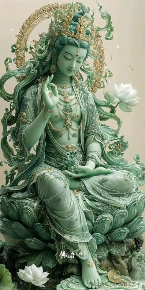 Buddhist Aesthetic, Decora Art, Guanyin Goddesses, Buda Wallpaper, Female Buddha, Buddhist Beliefs, Asian Sculptures, Buddha Art Drawing, Little Buddha