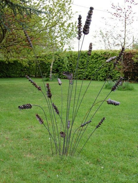 Metal Sculptures Garden, Lawn Art, Lawn Ornament, Metal Tree Wall Art, Metal Yard Art, Metal Garden Art, Have Inspiration, Unique Gardens, Metal Art Sculpture