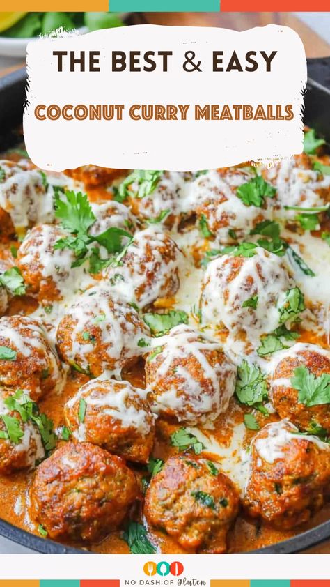 Savory Coconut Recipes, Coconut Rice Recipes, Coconut Meat Recipes, Coconut Curry Meatballs, Creamy Coconut Sauce, Creamy Coconut Curry, Thai Coconut Curry, Tender Coconut, Curry Meatballs