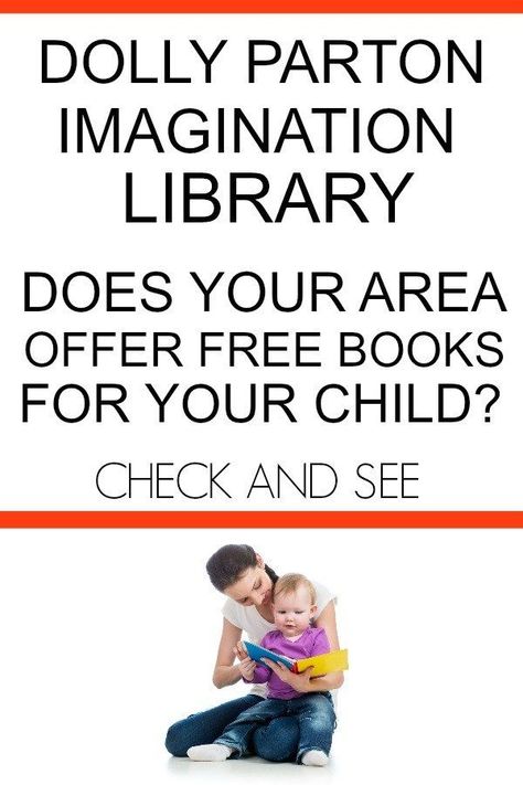 Dolly Parton Imagination Library offers free books for kids. Check out if your area qualifies for one book to be sent each month. #childrensbooks Imagination Library, Dolly Parton Imagination Library, Christian Parenting Books, Best Parenting Books, Free Kids Books, Books For Moms, Parenting Articles, Real Moms, New Parent Advice