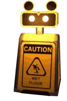 Wet Floor Bot Fnaf, Diy Fnaf Room Decorations, Fnaf Diy Decor, Wet Floor Sign Fnaf, Fnaf Hallway, Fnaf Light Switch, Fnaf Security Breach Wet Floor Sign, Wet Floor Signs, Wet Floor