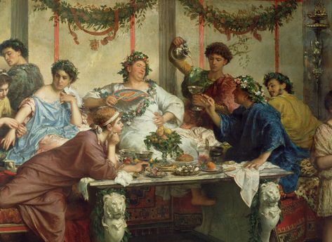 Tavola Mediterranea | The Old School Kitchen: From the Etruscan Table to the Roman Banquet Imperiul Roman, Roman Food, Roman Era, Archaeology News, Getty Museum, Food History, Nagasaki, Medieval Castle, Ancient Rome