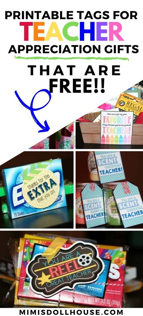 Free Teacher Appreciation Gifts, Teacher Appreciation Week Ideas, Appreciation Week Ideas, Free Teacher Appreciation Printables, Principal Appreciation Gifts, Teacher Appreciation Week Themes, Teacher Appreciation Themes, Principal Appreciation, Teacher Appreciation Diy